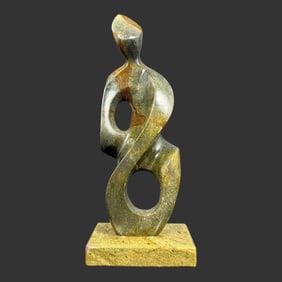 Marcio Lyra Mid-Century Modern Soapstone Sculpture
