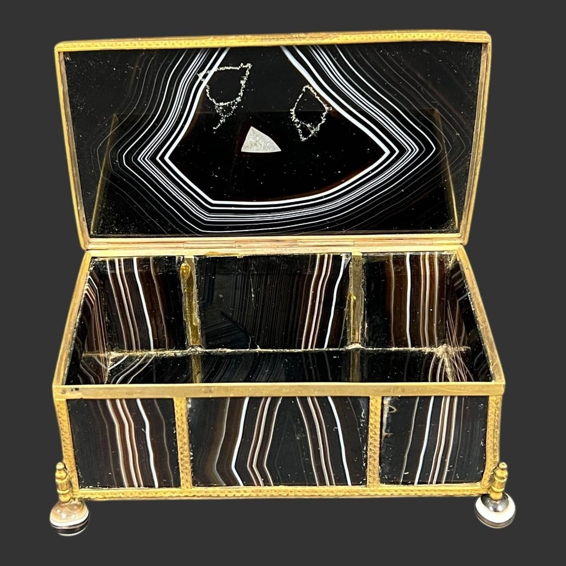 Antique German Banded Agate Box (1 of 7)