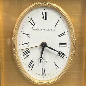 Van Cleef & Arpels Alarm 8 Day Clock