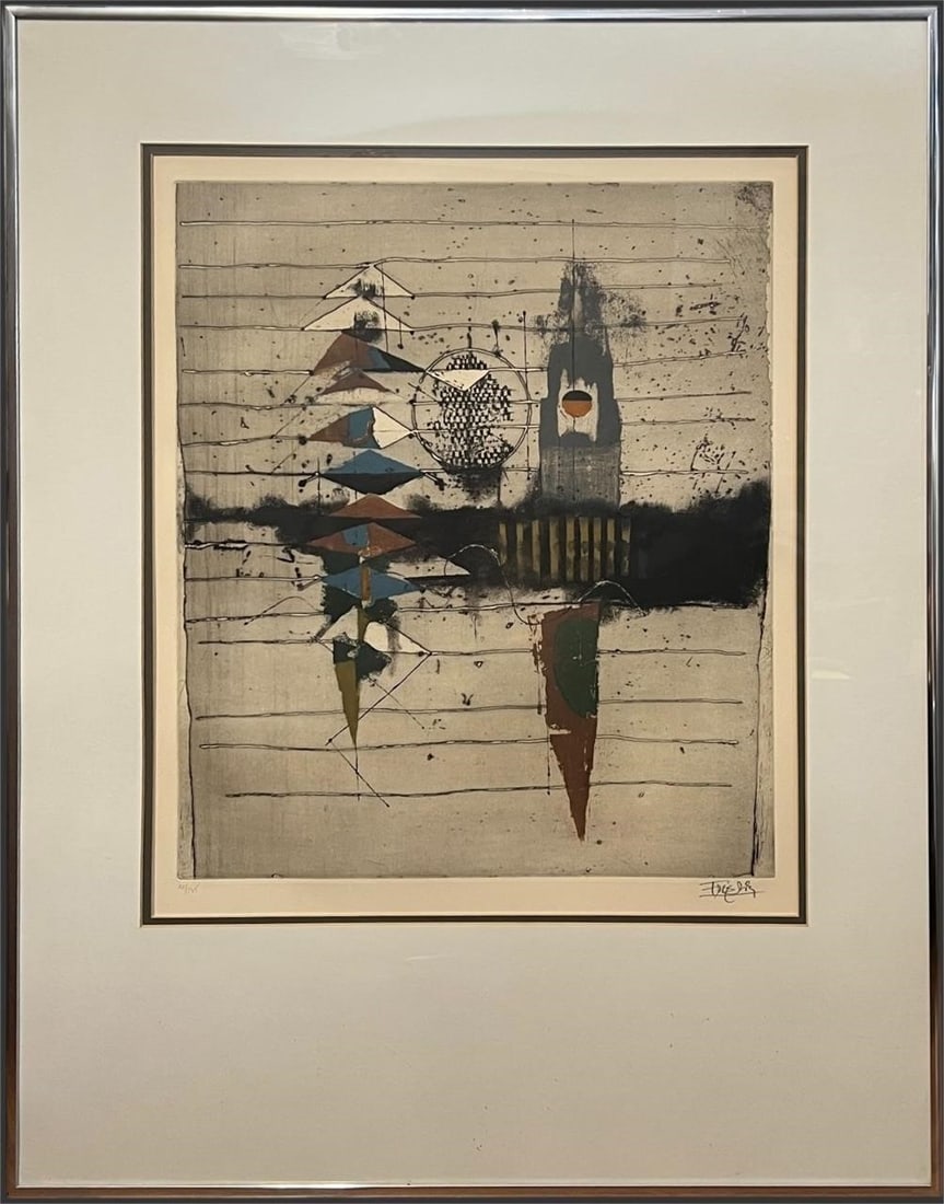 Johnny Friedlaender (German/French) Abstract Print (1 of 7)