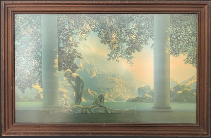 Maxfield Parrish (US, 1870-1966) 'Daybreak' Print