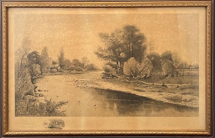 Dubois Fenelon Hasbrouck (1860-1934) Etching