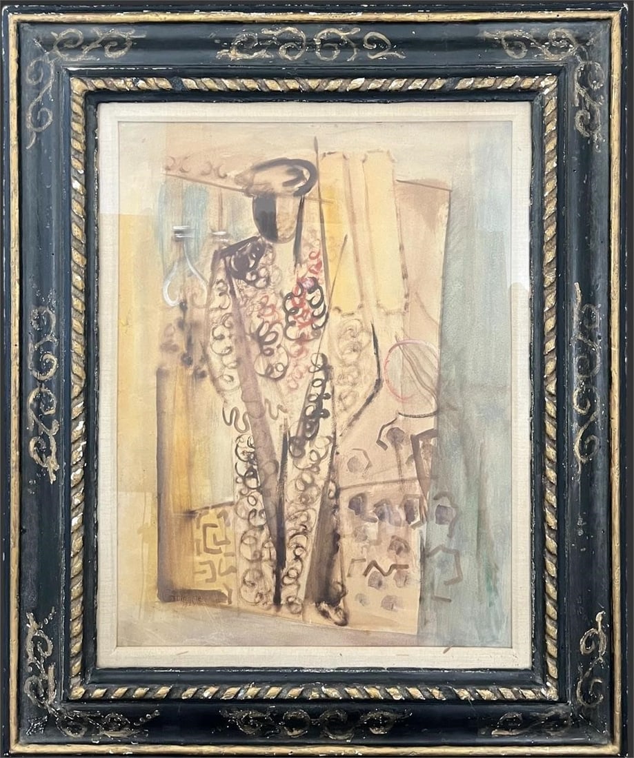 Marcel Gromaire (French) Cubist Figure Painting (1 of 8)