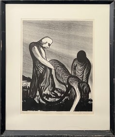 Richard Florsheim (USA 1916-79) Signed Lithograph
