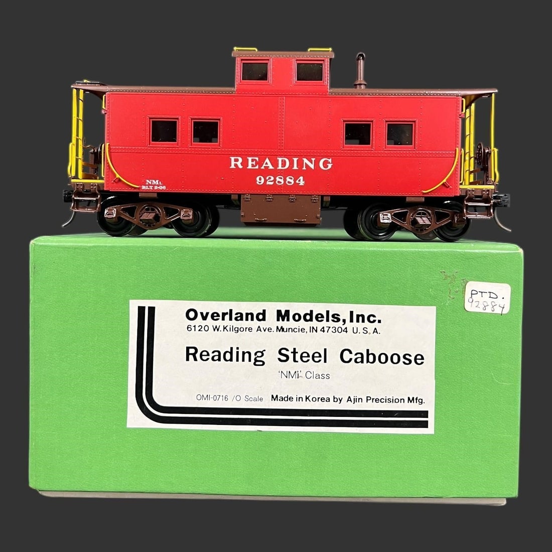 Overland Models, Inc Reading Steel Caboose Train (1 of 8)