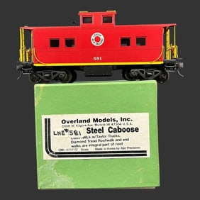 Overland Models, Inc. LNE #581 Steel Caboose Train