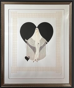 'Fringe Gown' by Ere Romain de Tirtoff Lithograph