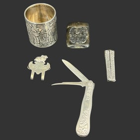 Lot of 5 Sterling Silver Assorted Pieces