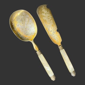 Lot of 2 G Keller Sterling Silver French Flatware