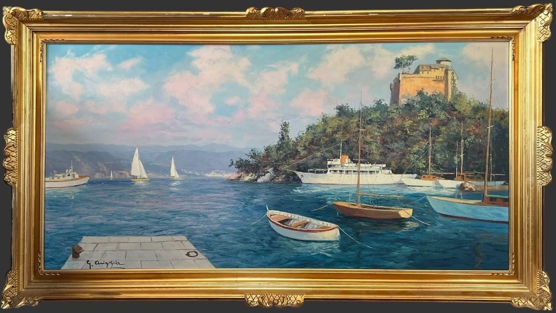 Giuseppe Arigliano (1917-1999) Landscape Painting (1 of 6)