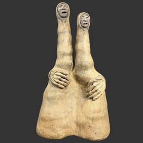 Karita Coffey (Comanche, B. 1947) Signed Sculpture