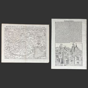 Poloniae Et Vngariae Tabvla Map