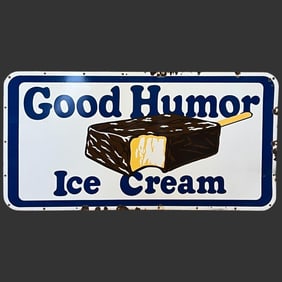 Good Humor Ice Cream Advertising Metal Enamel Sign