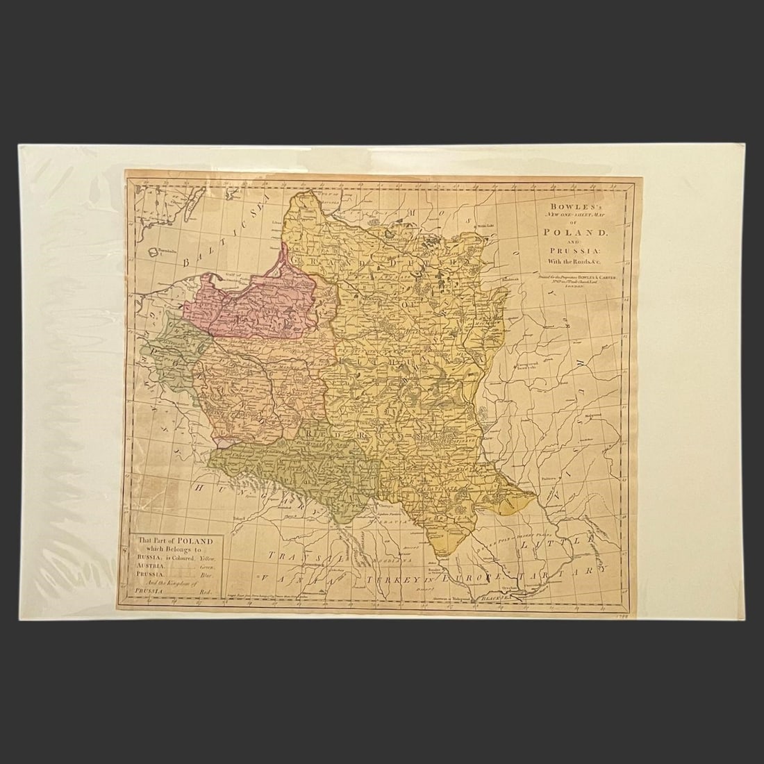 Bowles's New & Accurate Map of Poland And Prussia (1 of 9)