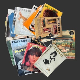 Collection of Early Playboy Magazines 1960s-1970s