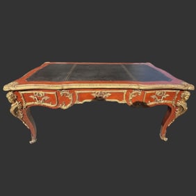 Louis XV Style Gilt Bronze-Mounted Bureau Table