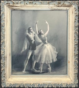 Raymond Charlot (1879-1979) Ballet Dancers Print