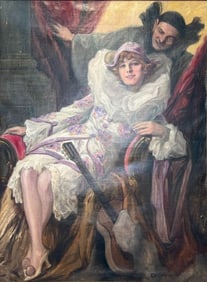 Richard Geiger (1870-1945) Oil Painting on Canvas