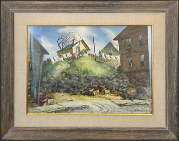 Henry Gasser (NJ, 1909-1981) Watercolor Painting