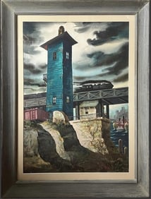 Henry Gasser (NJ, 1909-1981) Watercolor Painting