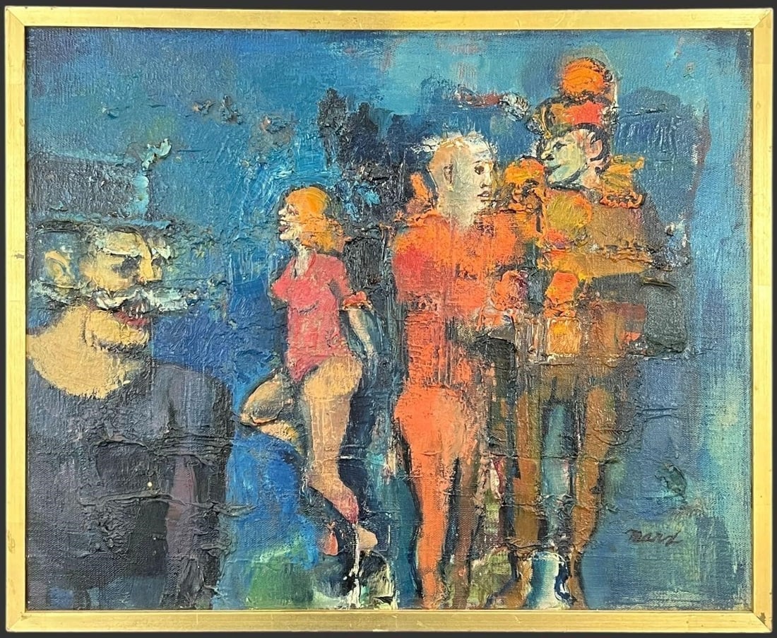 Marcia Marx (1931-2005) Painting on Canvas (1 of 6)