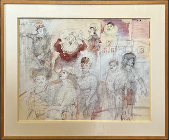 Marcia Marx (1931-2005) Watercolor Painting