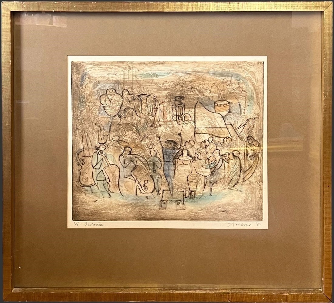 Irving Amen (1918-2011) 'The Orchestra' (1 of 6)