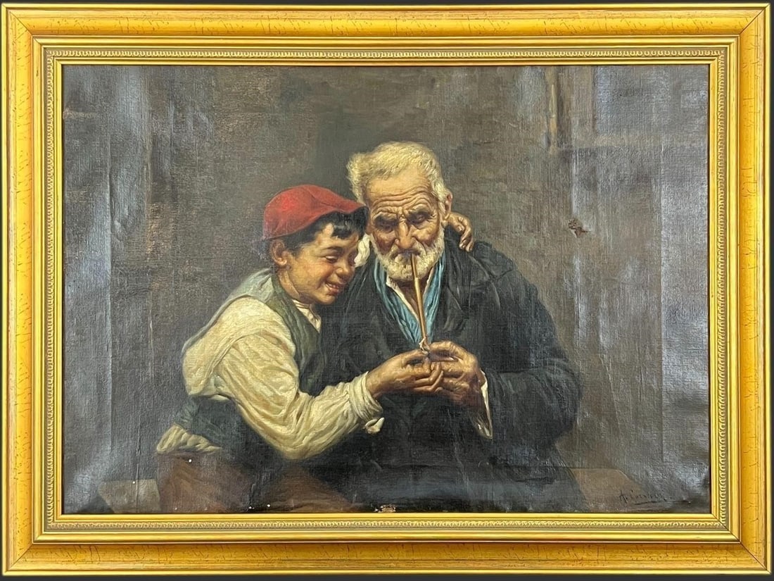 After Raffaele Frigerio (1875-1948) Oil Painting (1 of 9)