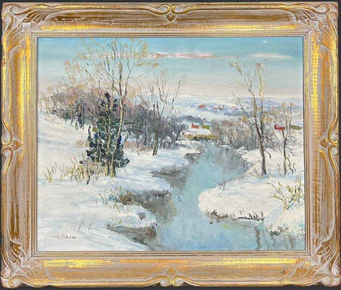 Walter Emerson Baum (1884-1956) Oil Painting (1 of 6)