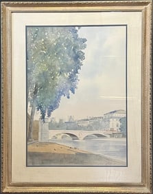 William Benecke (1934-2001) Watercolor Painting