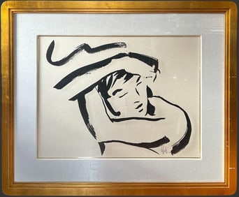 Jay Spectre (1929-1992) Female Ink Print