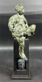 Marcia Marx (1931-2005) Seated Figural Sculpture
