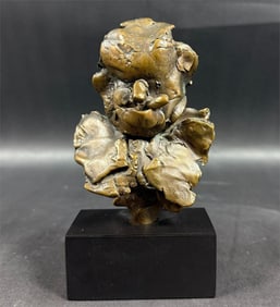 Marcia Marx (1931-2005) Man with Cigar Sculpture