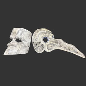 Marcia Marx (1931-2005) Pair of Masks