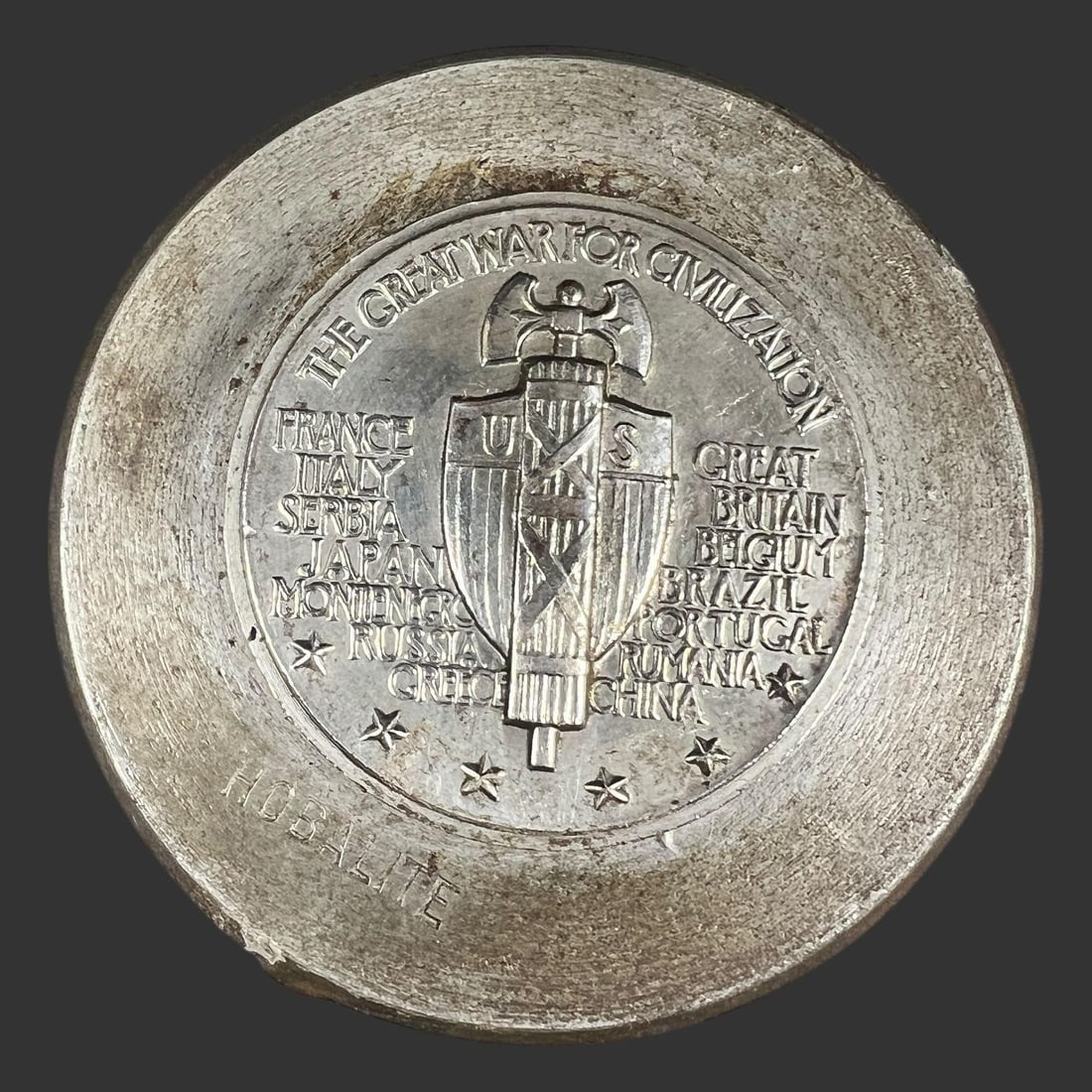 WWI Great War for Civilization Medal Steel Die (1 of 4)
