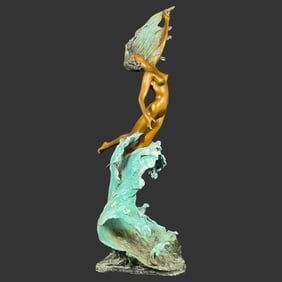Angelo Basso "Embracing the Wave' Bronze