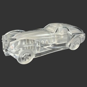 Daum France Crystal "Coupe Riviera" Car Figure