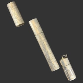 Victorian Sterling Silver Etui or Needle Case