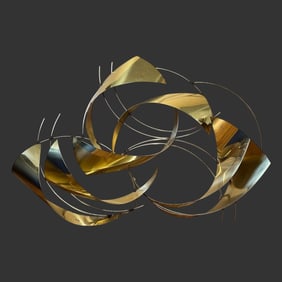 Curtis Jere MCM Abstract Metal Wall Art