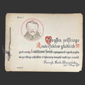 1920s Polish Military Caricature Book Barwinski