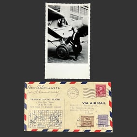 Adamowicz Signed 1934 First-Flight Cover Poland