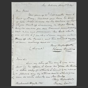 1841 New Orleans Slave-Trade Letter George Kephart