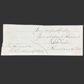Robert Todd Lincoln Signature