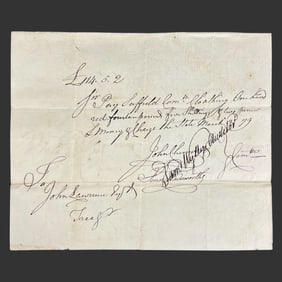 1779 Suffield CT Clothing Comm. Receipt