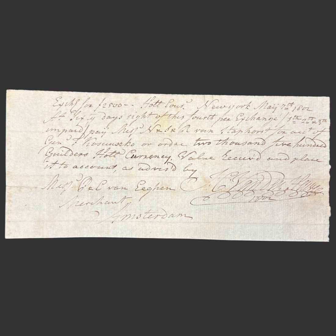 1802 Kosciuszko New York-Amsterdam Draft (1 of 4)