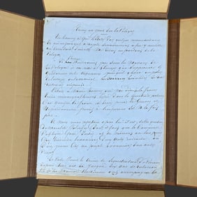 Alexandre Dumas Manuscript on Poland