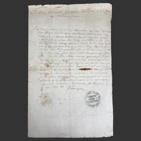 Kociuszko Proclamation, 1794 (Signed & Sealed)