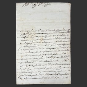 1627 Cristoforo Masini Letter from Warsaw