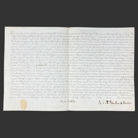 1816 Papal Latin Decree from Rome, Pius VII Era