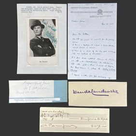 Polish Autograph & Letter Group, 1940s-1980s